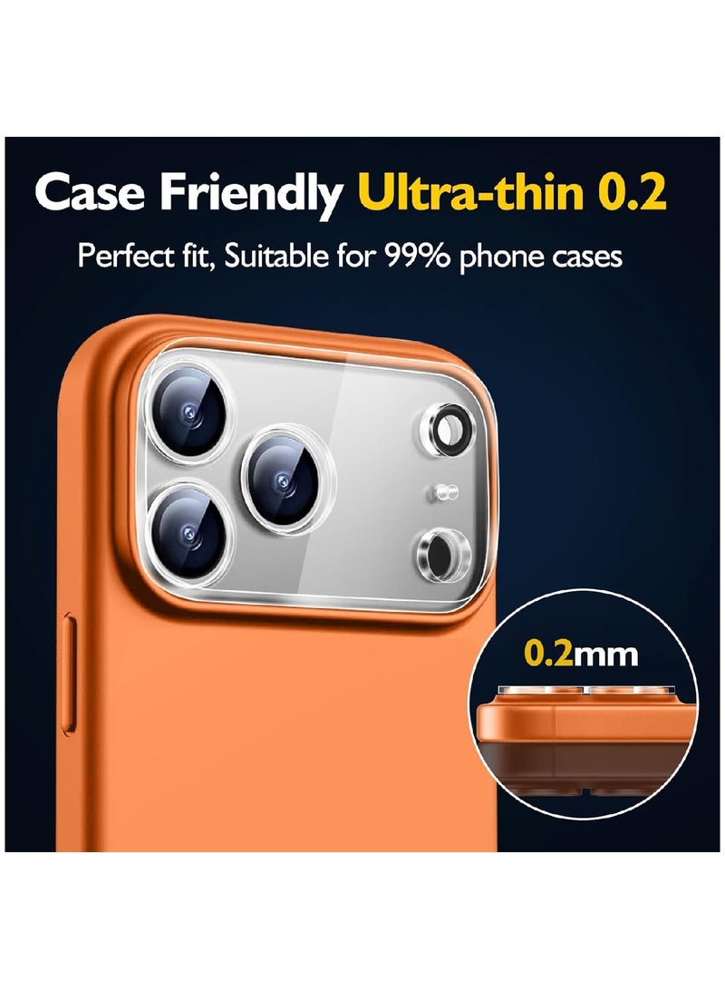 MOBM For iPhone 17 Pro Camera Protector Lens Cover  Pack of 3 - Image 3